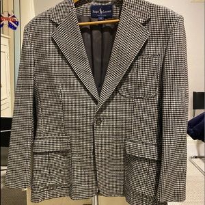 Vintage Ralph Lauren houndstooth Jacket Size 12.